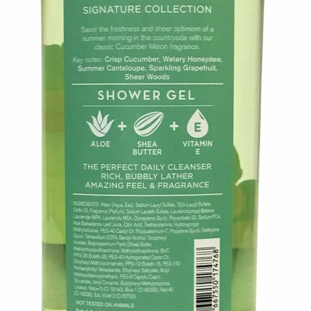 NEW BBW Cucumber Mellon Body Wash Lot Of Three